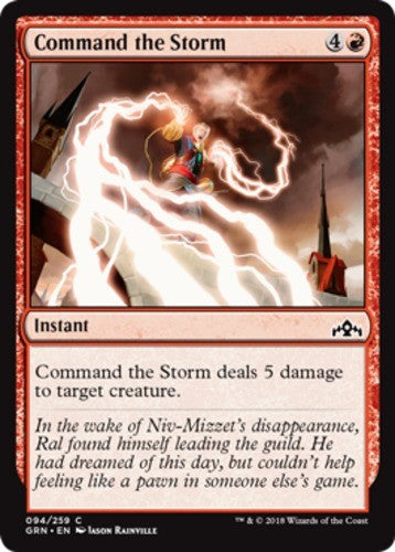 Command the Storm - Guilds of Ravnica - English - NM - MTG