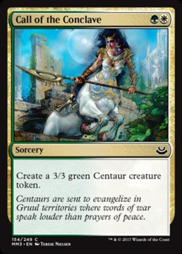 Call of the Conclave - Modern Masters 2017 - English - NM - MTG