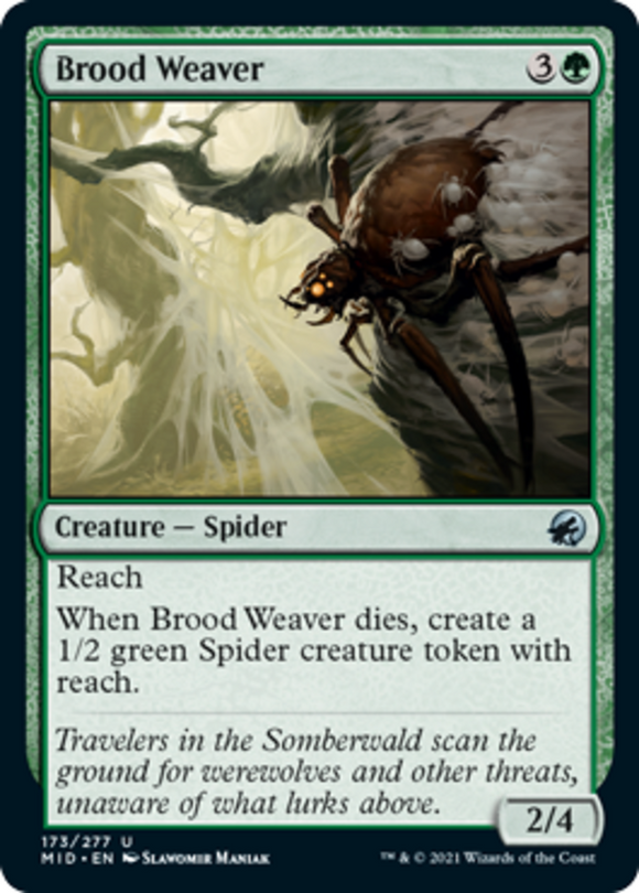 Brood Weaver - Innistrad: Midnight Hunt - English - NM - MTG