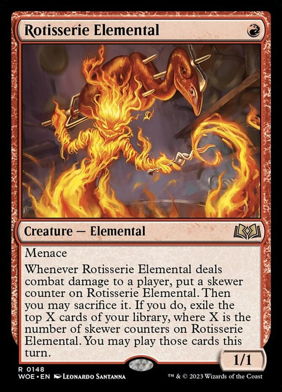 Rotisserie Elemental - Wilds of Eldraine - English - NM - MTG