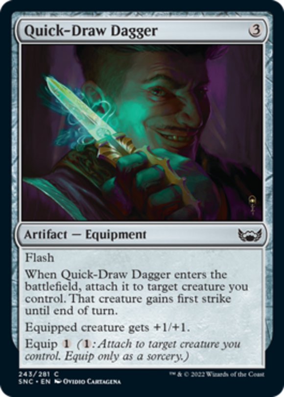 Quick-Draw Dagger - Streets of New Capenna - English - NM - MTG
