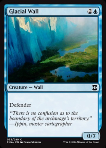 Glacial Wall - Eternal Masters - English - NM - MTG