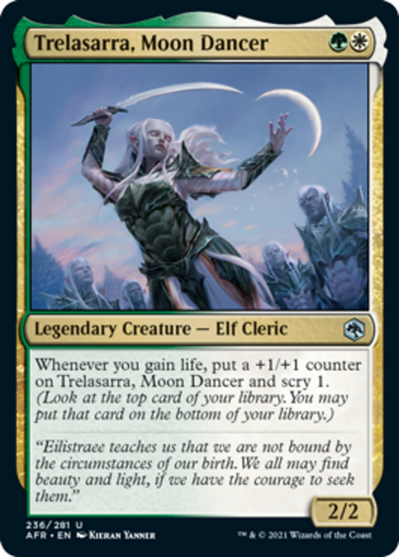 Trelasarra, Moon Dancer - Forgotten Realms - English - NM - MTG