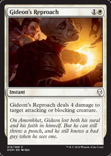 Gideon's Reproach - Dominaria - English - NM - MTG
