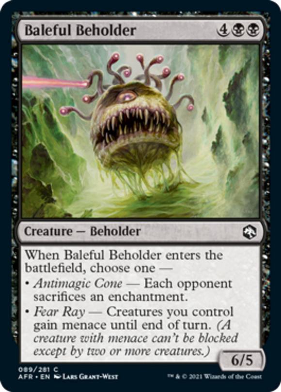 Baleful Beholder - Forgotten Realms - English - NM - MTG