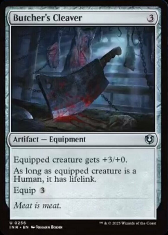 Butcher's Cleaver - Innistrad Remastered - English - NM - MTG
