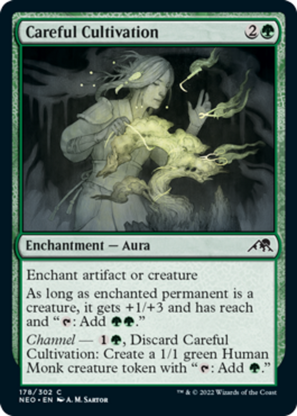 Careful Cultivation - Kamigawa: Neon Dynasty - English - NM - MTG