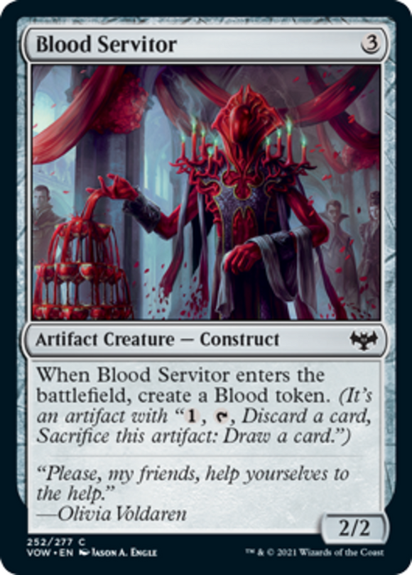 Blood Servitor - Innistrad: Crimson Vow - English - NM - MTG