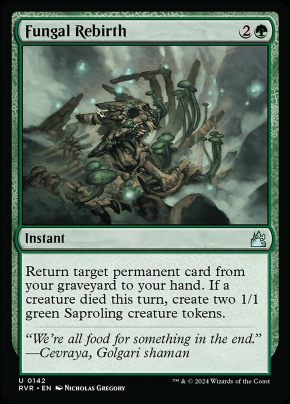Fungal Rebirth - Ravnica Remastered - English - NM - MTG