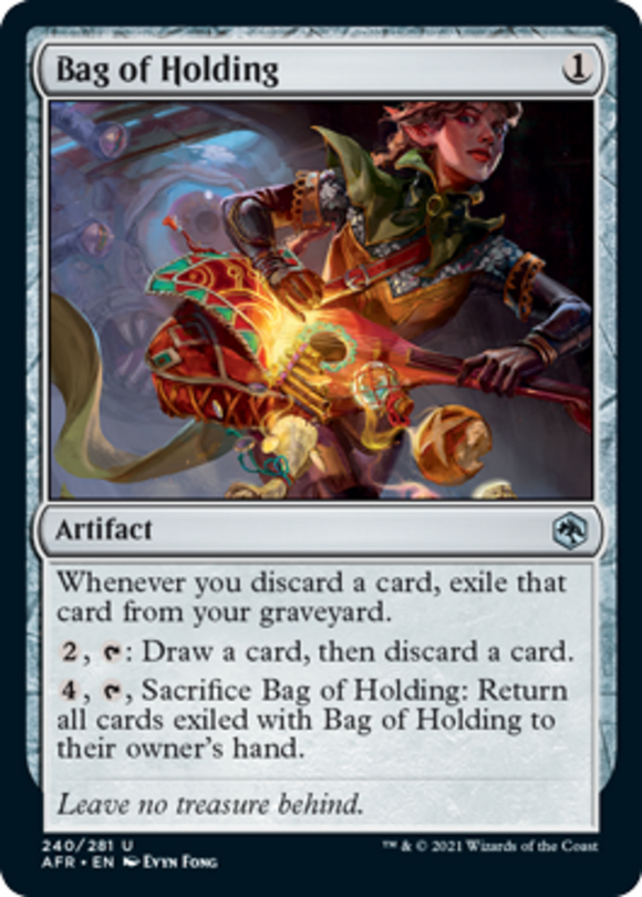 Bag of Holding - Forgotten Realms - English - NM - MTG