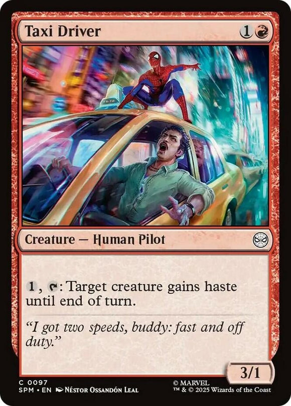 Taxi Driver - Marvel's Spider-Man - English - NM - MTG
