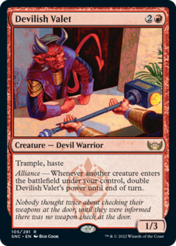Devilish Valet - Streets of New Capenna - English - NM - MTG