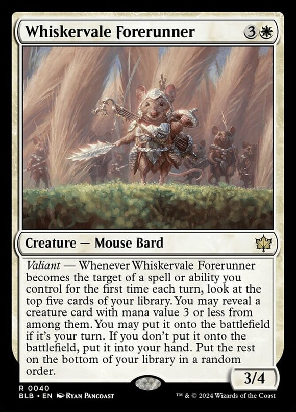 Whiskervale Forerunner - Bloomburrow - English - NM - MTG
