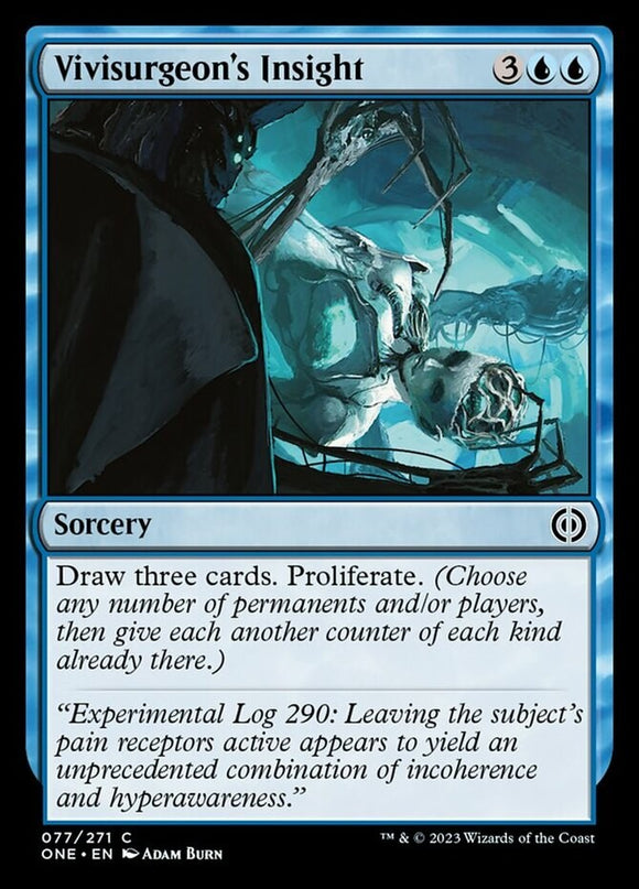 Vivisurgeon's Insight - Phyrexia: All Will Be One - English - NM - MTG