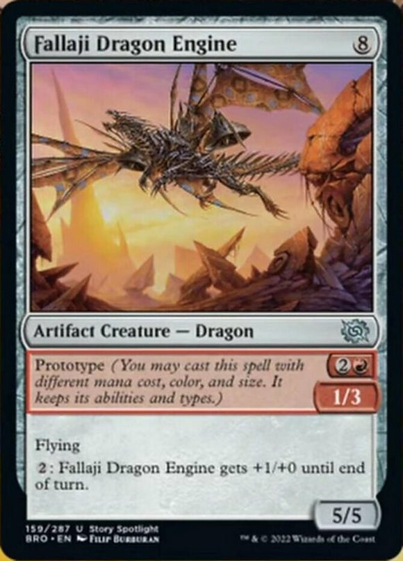 Fallaji Dragon Engine - The Brothers' War - English - NM - MTG