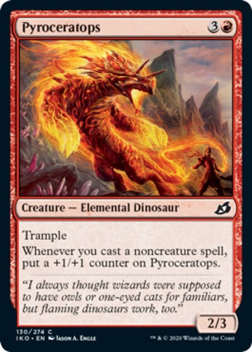 Pyroceratops - Ikoria: Lair of Behemoths - English - NM - MTG