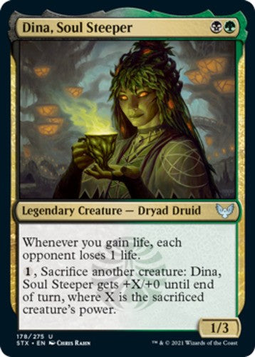 Dina, Soul Steeper - Strixhaven: School of Mages - English - NM - MTG
