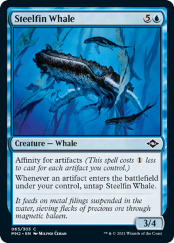 Steelfin Whale - Modern Horizons 2 - English - NM - MTG