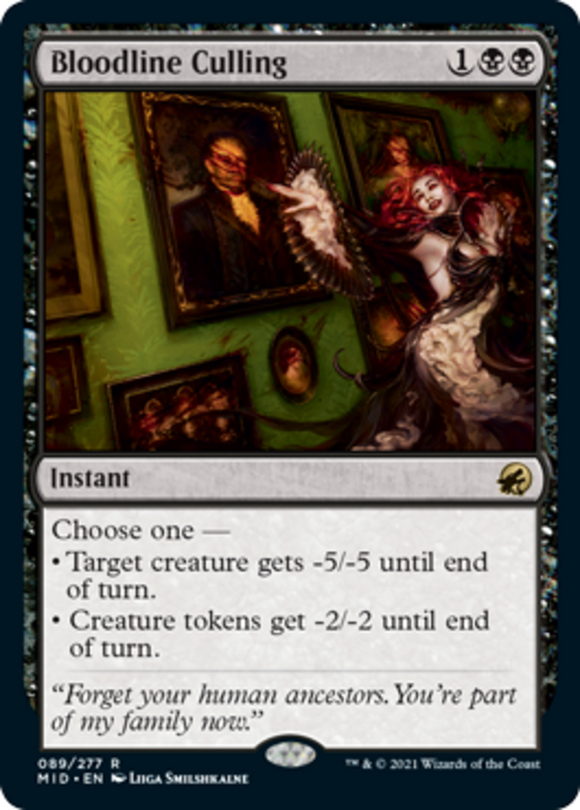 Bloodline Culling - Innistrad: Midnight Hunt - English - NM - MTG