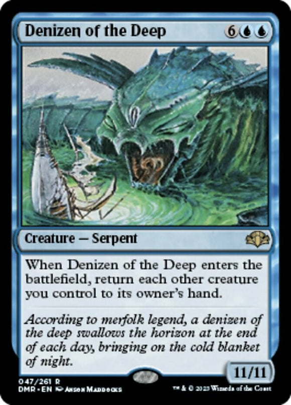 Denizen of the Deep - Dominaria Remastered - English - NM - MTG