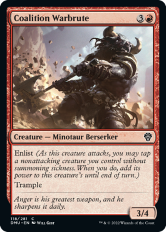 Coalition Warbrute - Dominaria United - English - NM - MTG