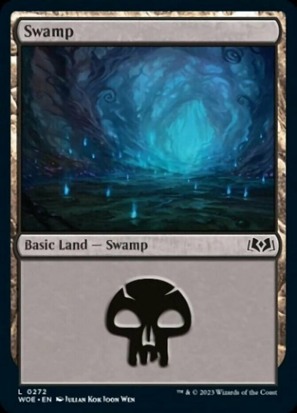 Swamp (0272) - Wilds of Eldraine - English - NM - MTG