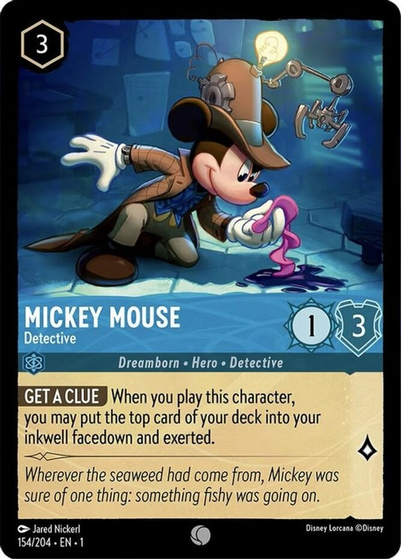 Mickey Mouse - Detective - 154/204 - Common - The First Chapter NM