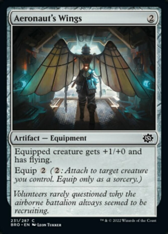 Aeronaut's Wings - The Brothers' War - English - NM - MTG