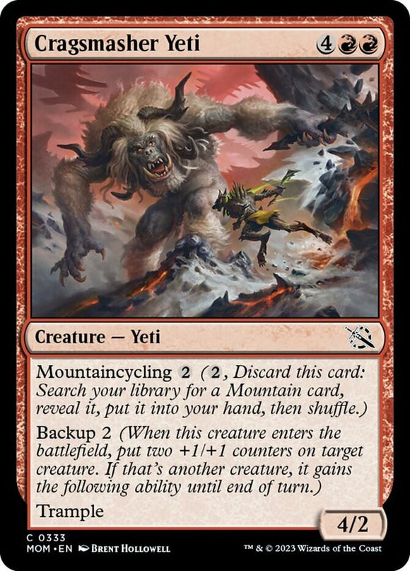 Cragsmasher Yeti - March of the Machines - English - NM - MTG