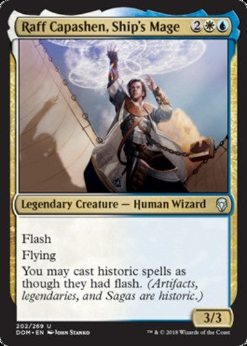 Raff Capashen, Ship's Mage - Dominaria - English - NM - MTG