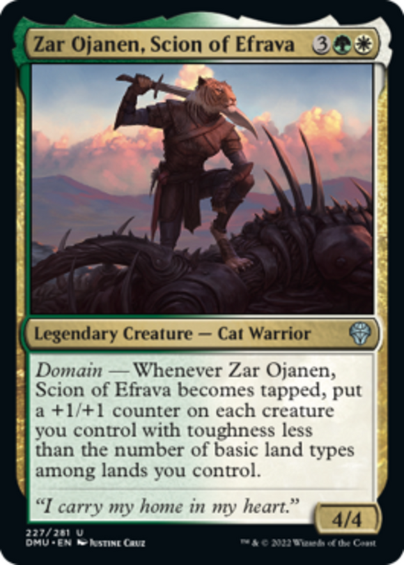 Zar Ojanen, Scion of Efrava - Dominaria United - English - NM - MTG