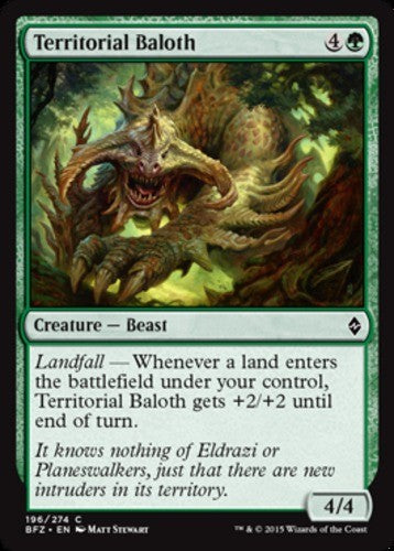 Territorial Baloth - Battle for Zendikar - English - NM - MTG
