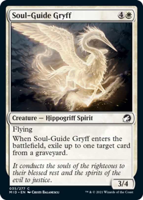Soul-Guide Gryff - Innistrad: Midnight Hunt - English - NM - MTG