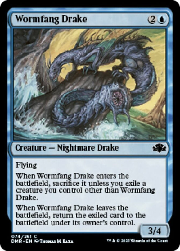Wormfang Drake - Dominaria Remastered - English - NM - MTG