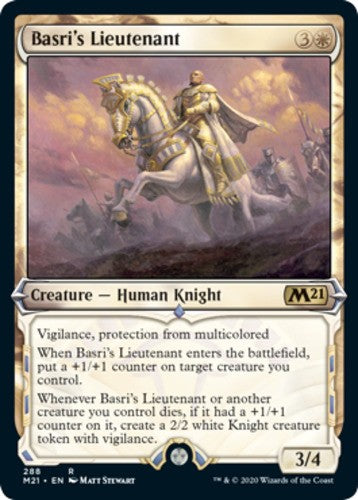 Basri's Lieutenant - Showcase - Core Set 2021 (M21) - English - NM - MTG