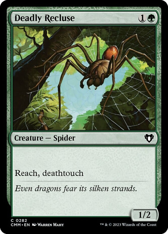 Deadly Recluse - Commander Masters - English - NM - MTG