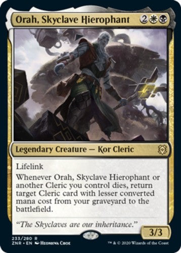 Orah, Skyclave Hierophant - Zendikar Rising - English - NM - MTG