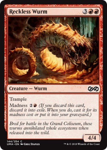 Reckless Wurm - Ultimate Masters - English - NM - MTG