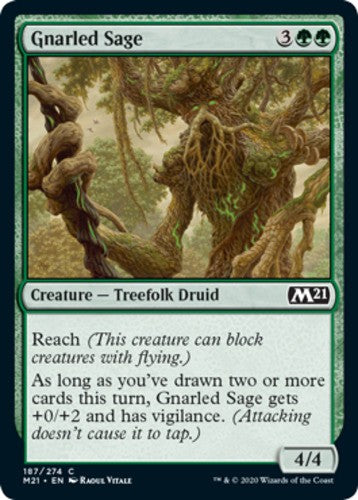 Gnarled Sage - Core Set 2021 (M21) - English - NM - MTG