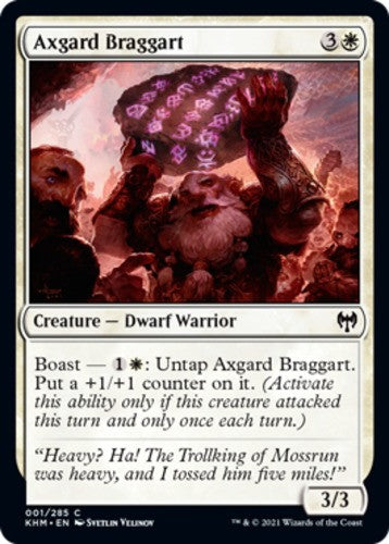 Axgard Braggart - Kaldheim - English - NM - MTG