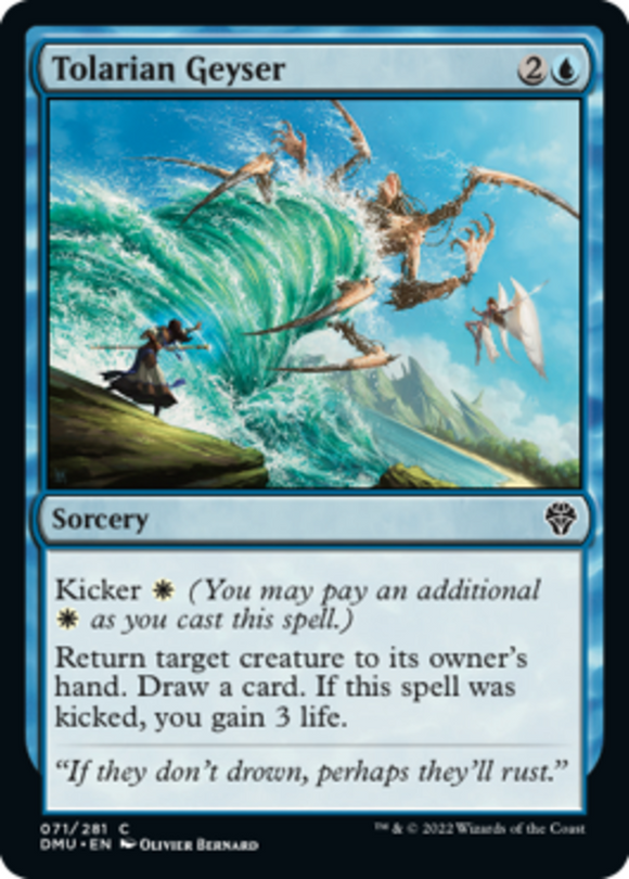 Tolarian Geyser - Dominaria United - English - NM - MTG