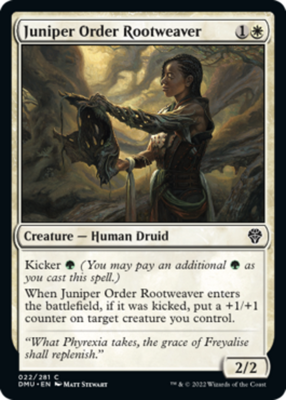 Juniper Order Rootweaver - Dominaria United - English - NM - MTG
