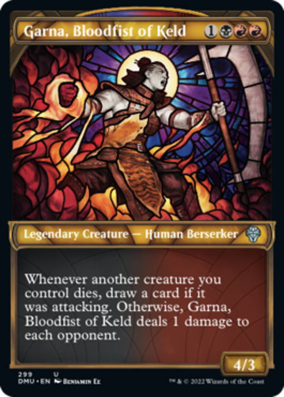 Garna, Bloodfist of Keld - Showcase - Dominaria United - English - NM - MTG