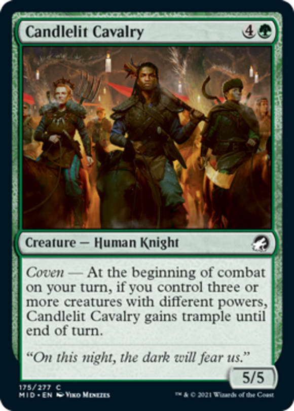 Candlelit Cavalry - Innistrad: Midnight Hunt - English - NM - MTG