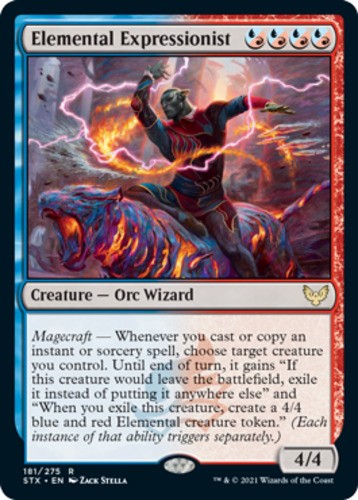 Elemental Expressionist - Strixhaven: School of Mages - English - NM - MTG
