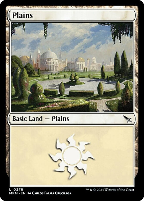 Plains (0278) - Murders at Karlov Manor - English - NM - MTG