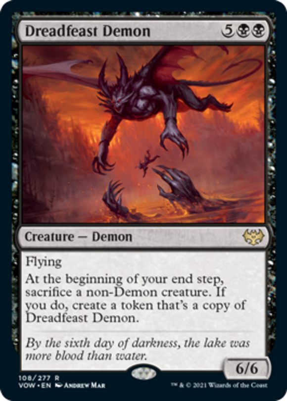 Dreadfeast Demon - Innistrad: Crimson Vow - English - NM - MTG