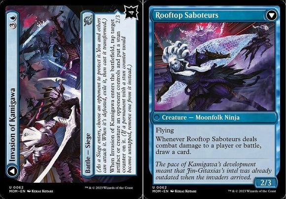 Invasion of Kamigawa // Rooftop Saboteurs - March of the Machines - English - NM