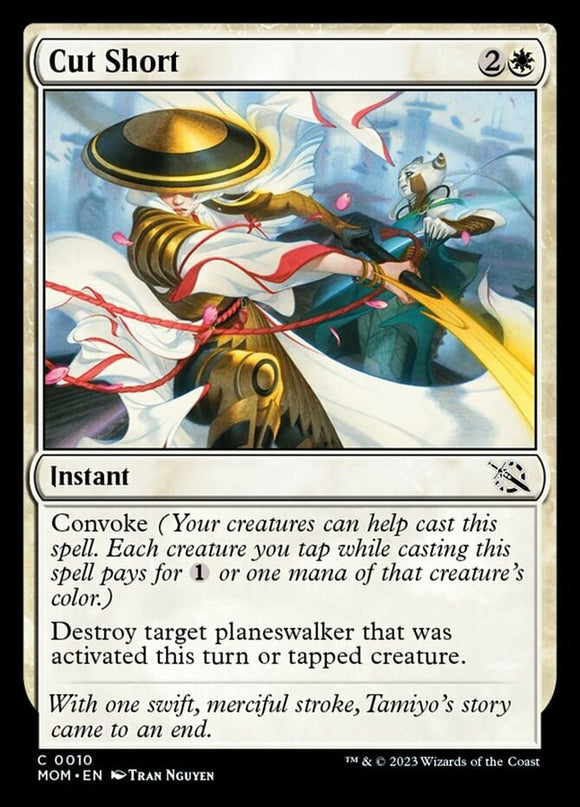Cut Short - March of the Machines - English - NM - MTG