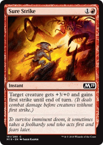 Sure Strike - Core Set 2019 (M19) - English - NM - MTG